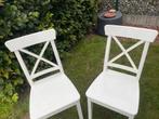 6 Eetstoelen ikea, Huis en Inrichting, Ophalen, Gebruikt, Wit, Landelijk