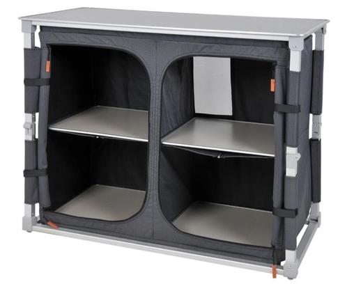 Obelink Alu Quick kast met hitte- en waterbestendig blad, Caravans en Kamperen, Kampeermeubelen, Zo goed als nieuw, Campingkast