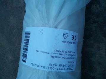 Beschermhoezen plastiek 1250 + (2x 460) x 1750mm beschikbaar voor biedingen