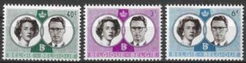 Belgie 1960 - Yvert/OBP 1169-1171 - Boudewijn en Fabiola (PF