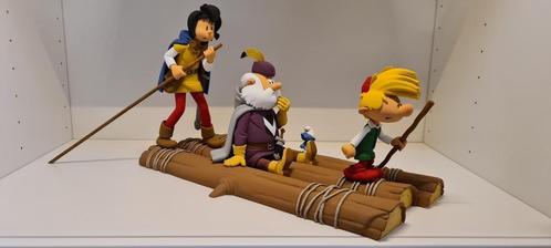 Fariboles (Peyo/Schtroumpfs) - Le radeau du pays maudit, Verzamelen, Stripfiguren, Zo goed als nieuw, Beeldje of Figuurtje, Smurfen
