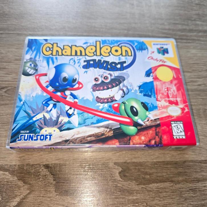 Chameleon Twist N64 Game Case (2), Consoles de jeu & Jeux vidéo, Jeux | Nintendo 64, Comme neuf, Envoi