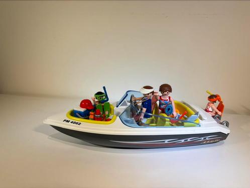 Playmobil Familie Speedboot 4862, Kinderen en Baby's, Speelgoed | Playmobil, Zo goed als nieuw, Ophalen