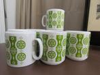 Vintage 70s koffiemokken set 6 West Germany Bavaria, Antiek en Kunst, Curiosa en Brocante, Ophalen of Verzenden