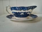 Zeer mooie oude blauw/ witte sauskom, Antiek en Kunst, Ophalen of Verzenden