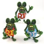 Rat fink beeldje hotrod ratrod decoratie USA verzamel beeld, Verzamelen, Ophalen of Verzenden, Zo goed als nieuw, Overige typen