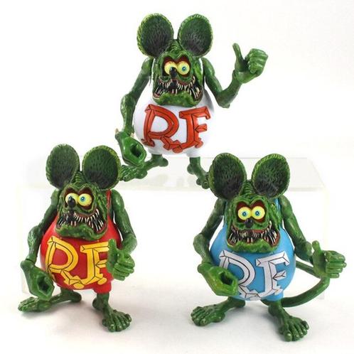 Rat fink beeldje hotrod ratrod decoratie USA verzamel beeld, Verzamelen, Beelden en Beeldjes, Zo goed als nieuw, Overige typen