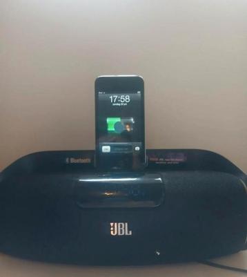 JBL Speaker Dock met iPod Touch – Retro Muziekset, Enlèvement, Comme neuf