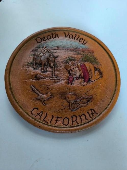Vintage souvenirbord 'Death Valley', Antiek en Kunst, Antiek | Wandborden en Tegels, Ophalen of Verzenden