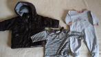 Jas, longsleeve (Mexx), kruippakje (Petit Bateau) Maat 68, Kinderen en Baby's, Babykleding | Maat 68, Ophalen of Verzenden, Gebruikt
