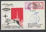 België 1968 SABENA 1e vlucht Brussel - Alicante - Caravelle, Verzenden, Envelop