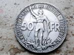 België 50 frank belgische spoorwegen expo 1935, Postzegels en Munten, Zilver, Ophalen of Verzenden, Losse munt, Zilver