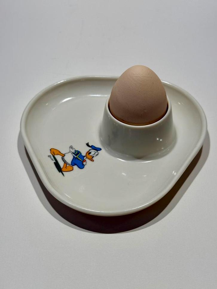 Vintage jaren 1950 Disney Donald Duck eierdop ORNAMIN, Verzamelen, Disney, Donald Duck, Ophalen of Verzenden