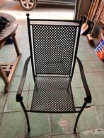 Gietijzeren stoelen met kussens, Ophalen, Zo goed als nieuw