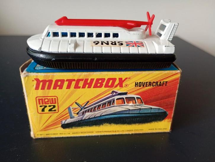 Aéroglisseur Lesney Matchbox Superfast #72 dans une boîte, Hobby & Loisirs créatifs, Voitures miniatures | Échelles Autre, Enlèvement ou Envoi