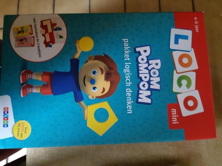 Loco rom pompom leerspel, Kinderen en Baby's, Speelgoed | Educatief en Creatief, Zo goed als nieuw, Puzzelen, Taal en Lezen, Ontdekken