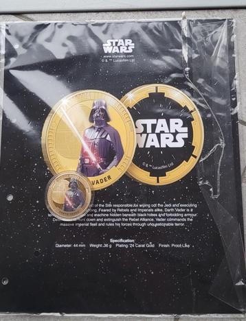 Star Wars herdenkingsmunten LTD nieuw zie foto's beschikbaar voor biedingen