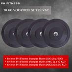 75KG Olympische Bumper Plates 50mm - Halterschijven, Sport en Fitness, Fitnessmaterialen, Ophalen of Verzenden, Nieuw, Benen, Halterschijven