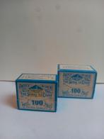 2 vintage doosjes paperclips Swan - gevuld, Verzamelen, Ophalen of Verzenden