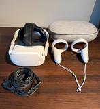 Meta Quest 2 VR+ KIWI Elite Strap, Link Cable, Case Topstaat, Games en Spelcomputers, Virtual Reality, Ophalen of Verzenden, Zo goed als nieuw