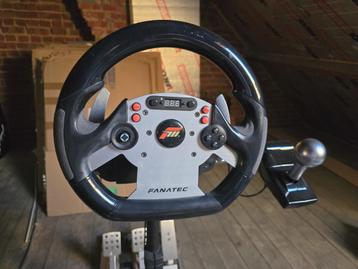 Fanatec CSR Wheel + CSR Elite pedals + Rennsport Wheel Stand beschikbaar voor biedingen