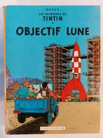 Tintin T.16 Objectif lune - Réédition (1979) - Etat moyen, Livres, BD, Une BD, Enlèvement ou Envoi, Utilisé