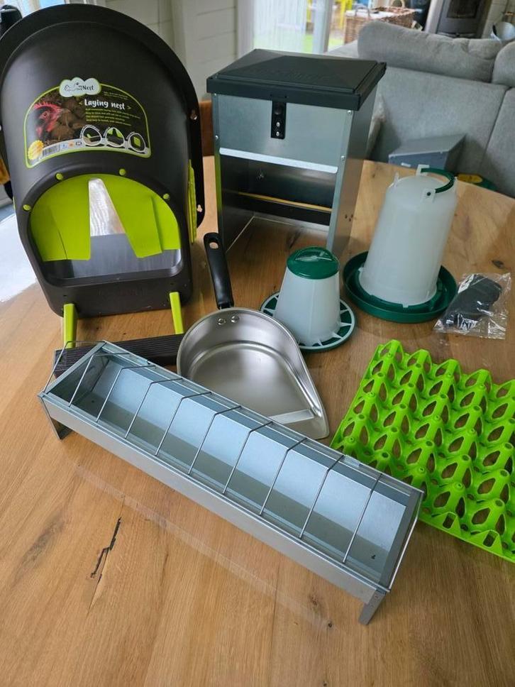 Pakket voor kippen, Dieren en Toebehoren, Pluimvee | Toebehoren, Zo goed als nieuw, Ophalen