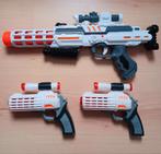 Ruimtegeweer en pistolen met licht en geluid speelgoedgeweer, Ophalen, Gebruikt