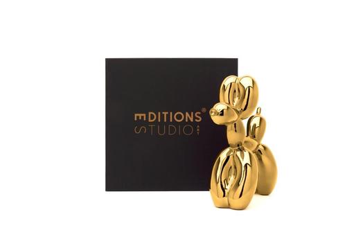 Jeff Koons (after) - Balloon Dog Gold Goud maat L, Antiek en Kunst, Kunst | Designobjecten, Verzenden