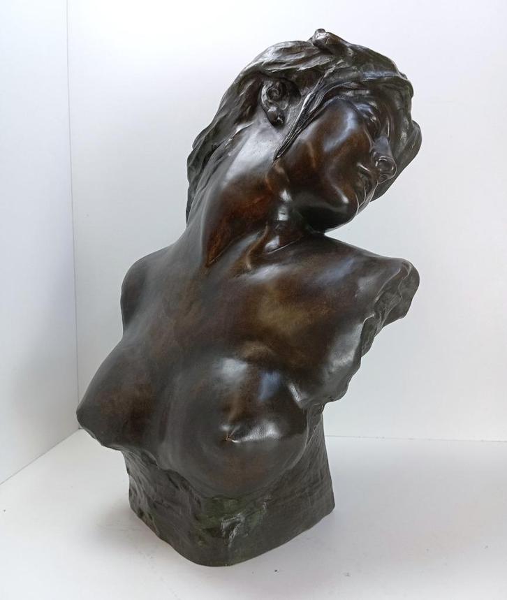 JEF LAMBEAUX brons beeld VERBEYST FONDEUR BRUXELLES, Antiek en Kunst, Antiek | Brons en Koper, Brons, Ophalen of Verzenden
