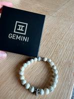 Armband Gemini met skull, Ophalen of Verzenden, Wit, Zo goed als nieuw
