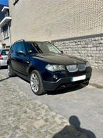 Bmw x3 e83 2.5si xdrive, Auto's, BMW, Navigatiesysteem, Stof, Zwart, Blauw