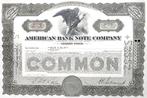 American Bank Note Company 1952, 1950 tot 1970, Certificaat van aandeel, Ophalen of Verzenden