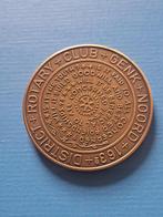1992 medaille Rotary Club Genk-Noord in brons, Postzegels en Munten, Verzenden, Brons