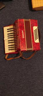 Oude weltmeister accordeon met outhenthieke doos, Muziek en Instrumenten, Ophalen, Zo goed als nieuw, Weltmeister
