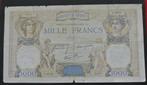 Frankrijk Bankbiljet van 1000 Fr van 1938, Frankrijk, Los biljet, Ophalen of Verzenden