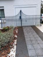 Smeedijzeren poort 435 cm breedte Hoogste punt 195cm laagst, Tuin en Terras, Ophalen, Gebruikt