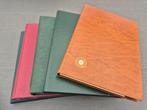 5 mooie fotoalbums met 16 dubbele zwarte blz.plus zegels, Ophalen