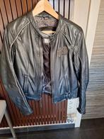 Leder Harley davidson vest, Ophalen, Gedragen, Maat 38/40 (M), Zwart