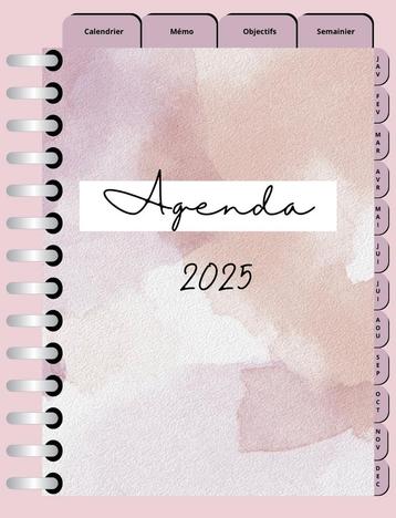 Agenda 2025 numérique  disponible aux enchères