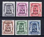 PRE381/386** MNH 1938 - Klein staatswapen IX opdruk type A -, Ophalen of Verzenden, Postfris, Postfris