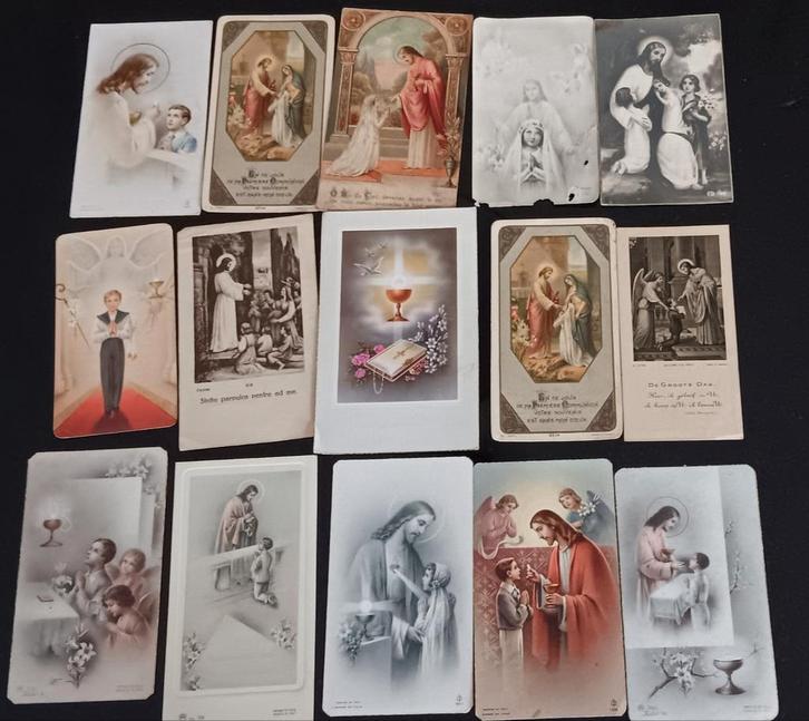 Billets de communion à partir de 1937, Collections, Images pieuses & Faire-part, Enlèvement ou Envoi