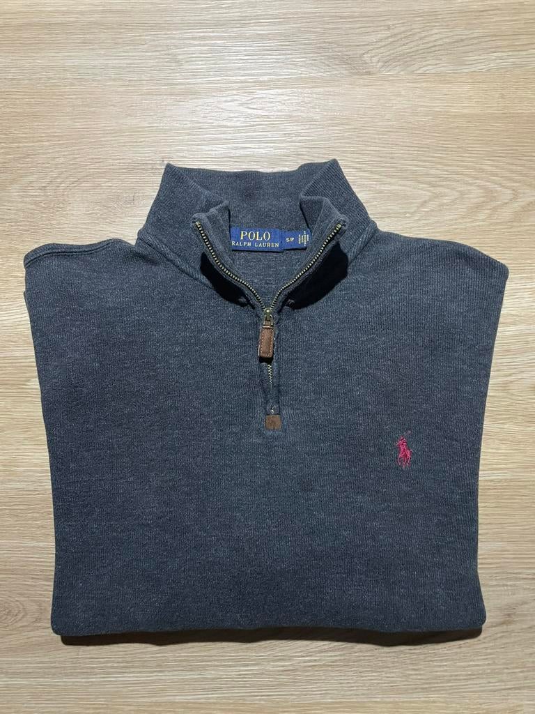 Ralph Lauren Quarter ZIP, Kleding | Heren, Polo's, Zo goed als nieuw, Maat 46 (S) of kleiner, Grijs, Ophalen of Verzenden