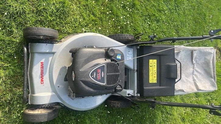 Grasmaaier, Tuin en Terras, Grasmaaiers, Gebruikt, Benzine-grasmaaier, 50 cm of meer, Cirkelmaaier, Opvangzak, Versnellingen, Ophalen