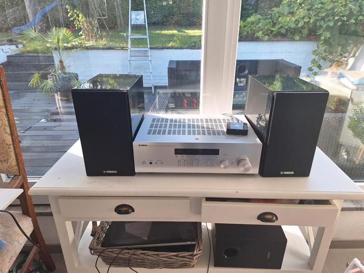 Yamaha Bluetooth complete hifi-systeemversterker en luidspre, Audio, Tv en Foto, Stereoketens, Zo goed als nieuw