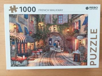 puzzel 1000 st - Rebo - Franse passage beschikbaar voor biedingen