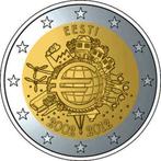 2 euros Estonie 2012 - 10 ans euro (UNC), 2 euros, Estonie, Enlèvement ou Envoi, Monnaie en vrac