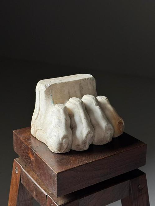 Leeuwenpoot klauw marmer 20e eeuw, Antiek en Kunst, Curiosa en Brocante, Ophalen
