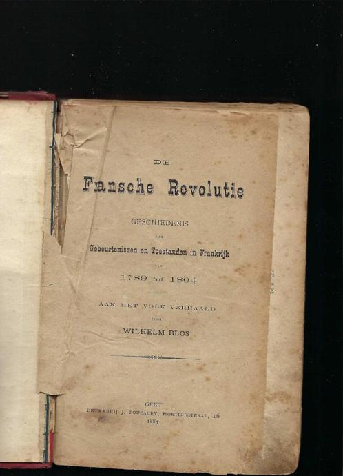 La Révolution française, événements et conditions 1780-1718, Antiquités & Art, Antiquités | Livres & Manuscrits, Enlèvement ou Envoi