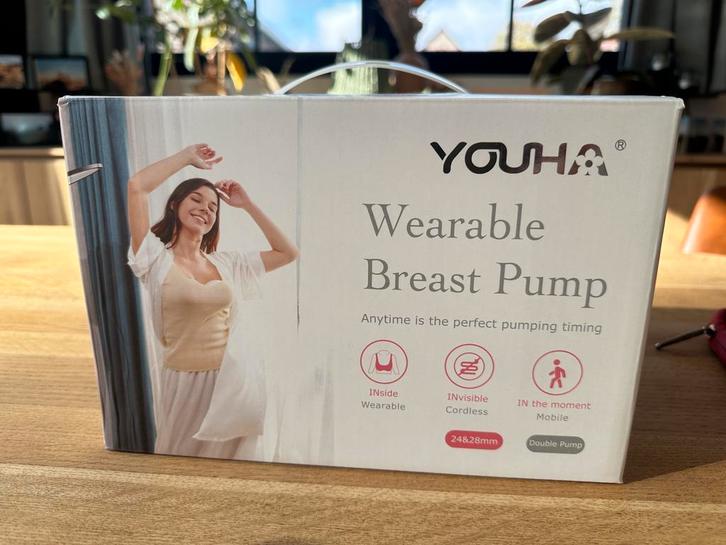Youha dubbele hands-free elektrische borstkolf, Kinderen en Baby's, Babyvoeding en Toebehoren, Zo goed als nieuw, Borstkolf, Ophalen